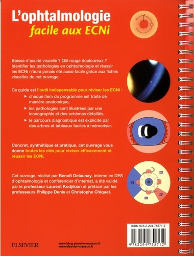 L'ophtalmologie facile aux ECNi. Fiches visuelles