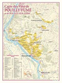 Carte des vins de Pouilly fumé et Pouilly / Loire