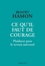 Benoît Hamon - Ce qu'il faut de courage - Plaidoyer pour le revenu universel.