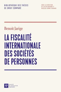 La fiscalité internationale des sociétés de personnes