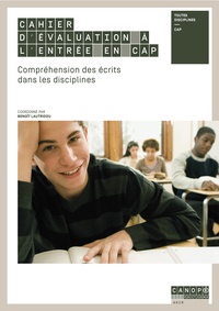 Benoît Lautridou - Cahier d'évaluation à l'entrée en CAP - Compréhension des écrits dans les disciplines - Lot de 10.