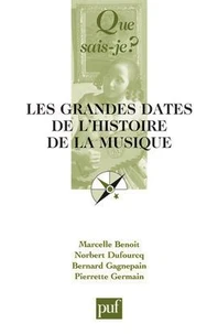 Les Grandes dates de l'histoire de la musique