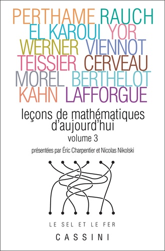 Benoît Perthame et Jeffrey Rauch - Leçons de mathématiques d'aujourd'hui - Volume 3.