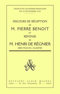 Discours de réception à l'Académie française