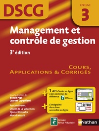 Management et contrôle de gestion, épreuve 3 DSCG - Manuel applications et corrigés.pdf