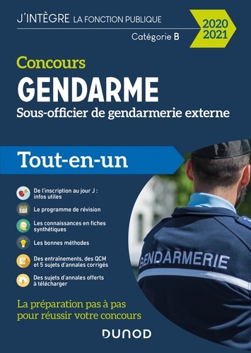 Benoît Priet et Corinne Pelletier - Concours Gendarme - Sous-officier de gendarmerie externe - 2020/2021 - Tout-en-un.