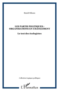 LES PARTIS POLITIQUES ORGANISATIONS EN CHANGEMENT