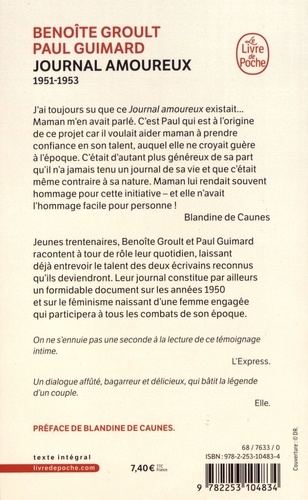 Journal amoureux. 1951-1953