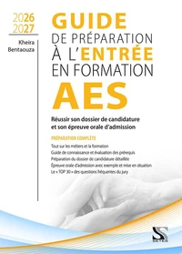 Guide de préparation à l'entrée en formation AES
