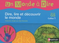 Un monde à dire Maternelle GS Coffret 1