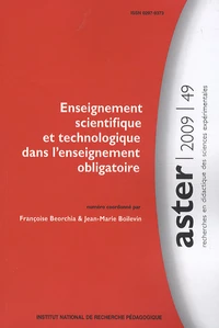 Enseignement scientifique et technologique dans l'enseignement obligatoire
