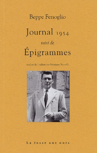 Beppe Fenoglio - Journal 1954 suivi de Epigrammes.