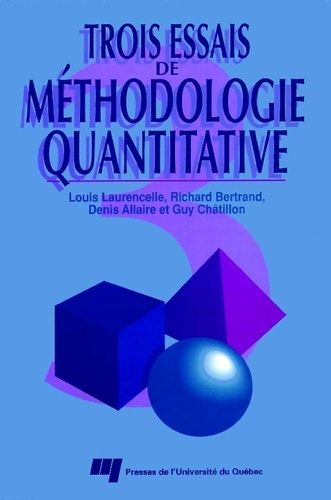  Ber/lau/all/cha - Trois essais de methodologie quantitative.