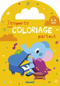 J'emporte mon coloriage partout - Eléphanteau