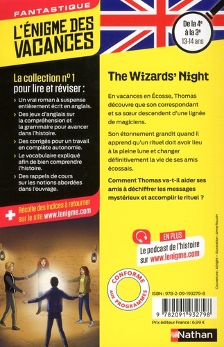 The Wizards' Night. De la 4e à la 3e 13-14 ans