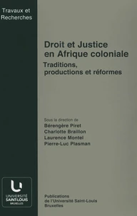 Droit et justice en Afrique coloniale