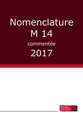  Berger-Levrault - Nomenclature M14 commentée.
