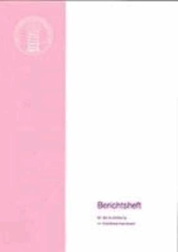  Deutscher Konditorenbund - Berichtsheft für die Ausbildung zum Konditor / zur Konditorin.