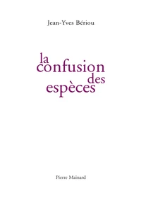La confusion des espèces