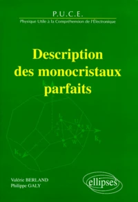 Description des monocristaux parfaits