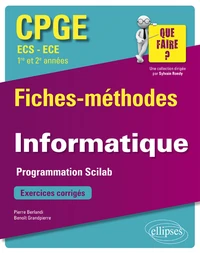 Informatique CPGE ECS et ECE 1re et 2e années
