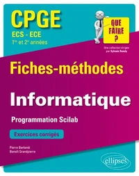 Informatique CPGE ECS et ECE 1re et 2e années