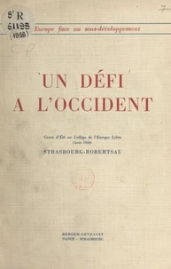 Un défi à l'Occident
