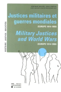 Justices militaires et guerres mondiales (Europe 1914-1950)