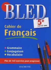 Cahier de Français 5e