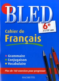 Cahier de français 6e
