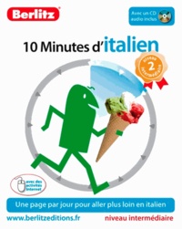  Berlitz - 10 minutes d'Italien - niveau intermédiaire. 1 CD audio