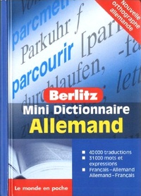  Berlitz - Allemand - Mini dictionnaire, français-allemand ; allemand-français.