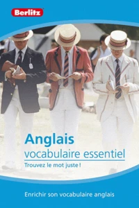 Anglais vocabulaire essentiel