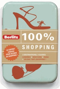  Berlitz - Coffret cadeaux 100% shopping - Londres ; New York ; Paris + un sac shopping.