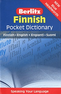  Berlitz - Finnish Pocket Dictionary - Finnish-English ; Englanti-Suomi.