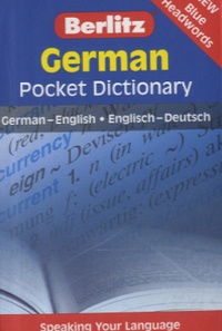  Berlitz - German Pocket Dictionnary - German-English / English-Deutsch.
