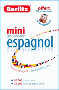  Berlitz - Mini dictionnaire Berlitz Espagnol - Français-Espagnol, Espagnol-Français.
