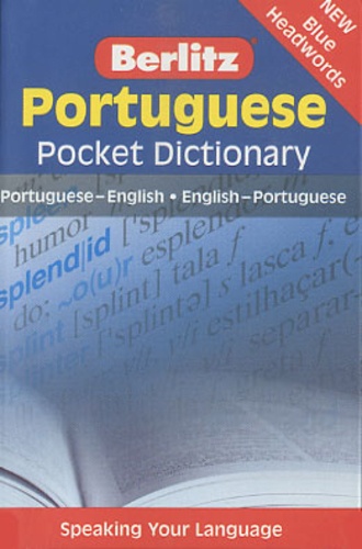  Berlitz - Portuguese Berlitz Pocket Dictionary - Portuguese-Englsih English-Portuguese.