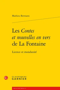 Les contes et nouvelles en vers de La Fontaine