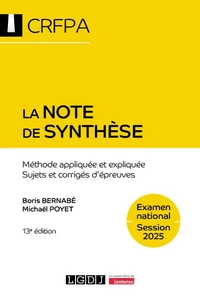 La note de synthèse