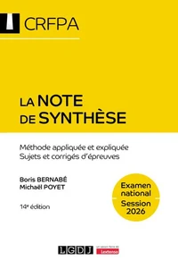 La note de synthèse