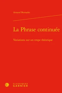 La phrase continuée