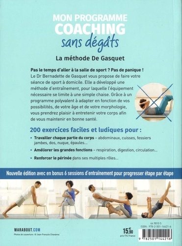 Mon programme coaching sans dégâts !. 200 exercices à faire à la maison