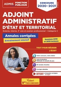 Livres électroniques téléchargeables gratuitement Concours adjoint administratif d'Etat et territorial  - Annales corrigées