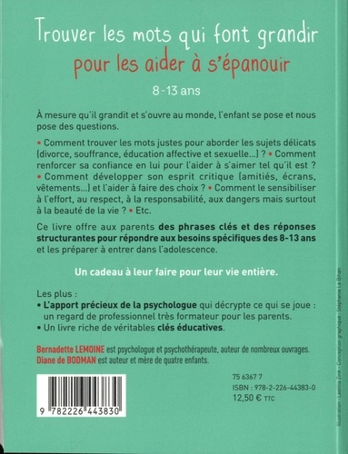 Trouver les mots qui font grandir pour les aider à s'épanouir