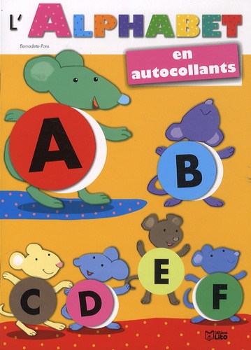Bernadette Pons - L'alphabet en autocollants (Souris).