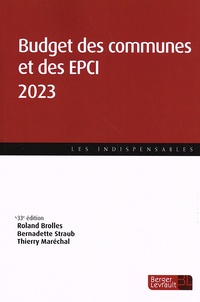 Bernadette Straub et Thierry Maréchal - Budget des communes et des EPCI.