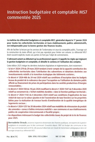Instruction budgétaire et comptable M57 commentée  Edition 2025