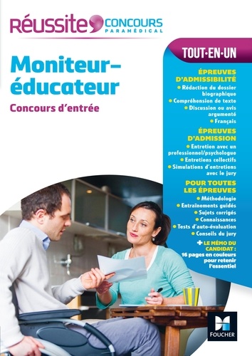 Bernard Abchiche et Cécile Fleury - Réussite Concours Moniteur-éducateur- Concours d'entrée N°36.