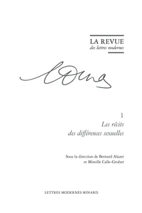 Les récits des différences sexuelles